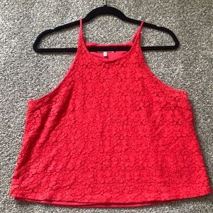 Red Rose XL Tank Top